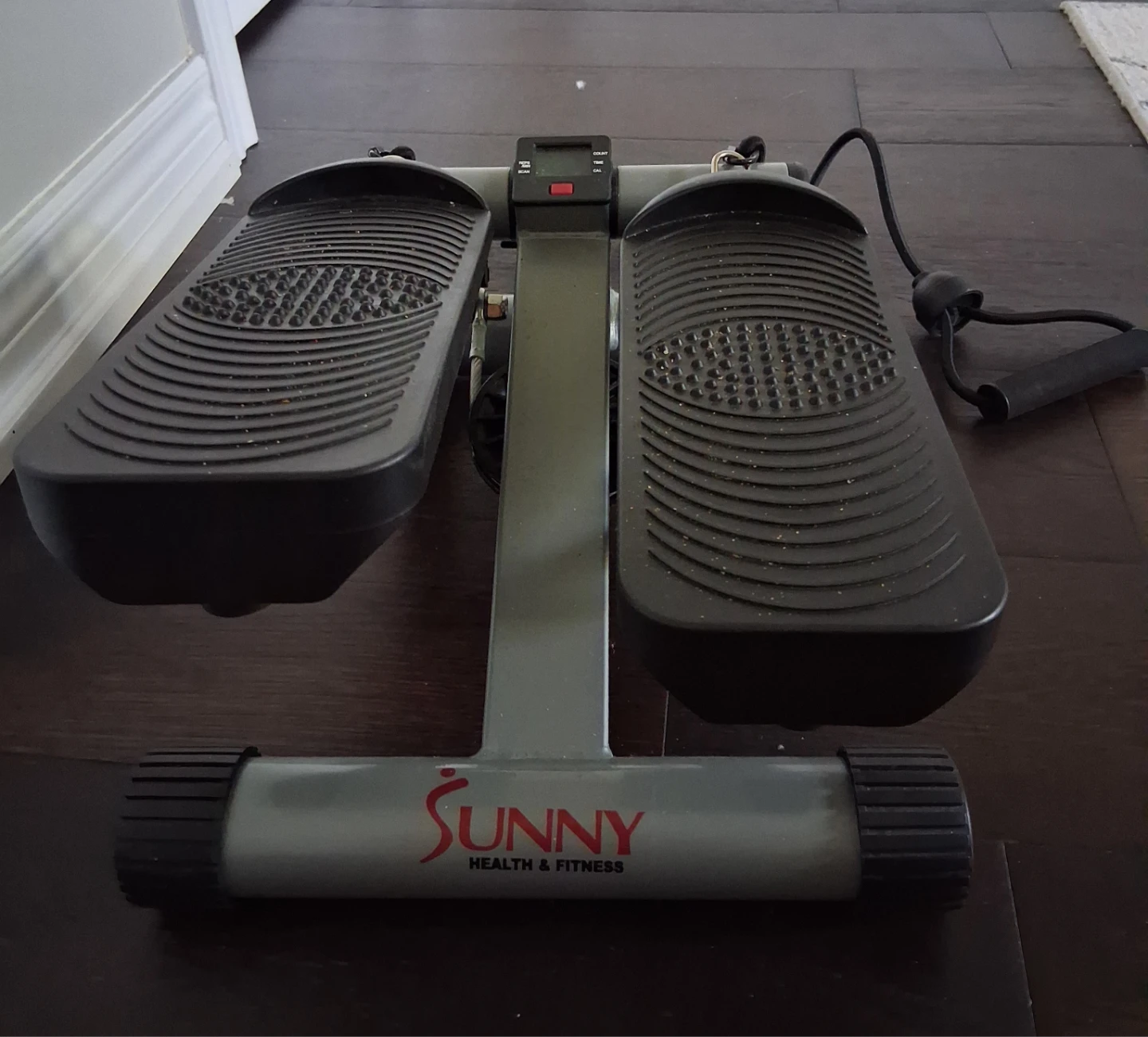 Sunny Health and Fitness Step Machine with Resistance Band