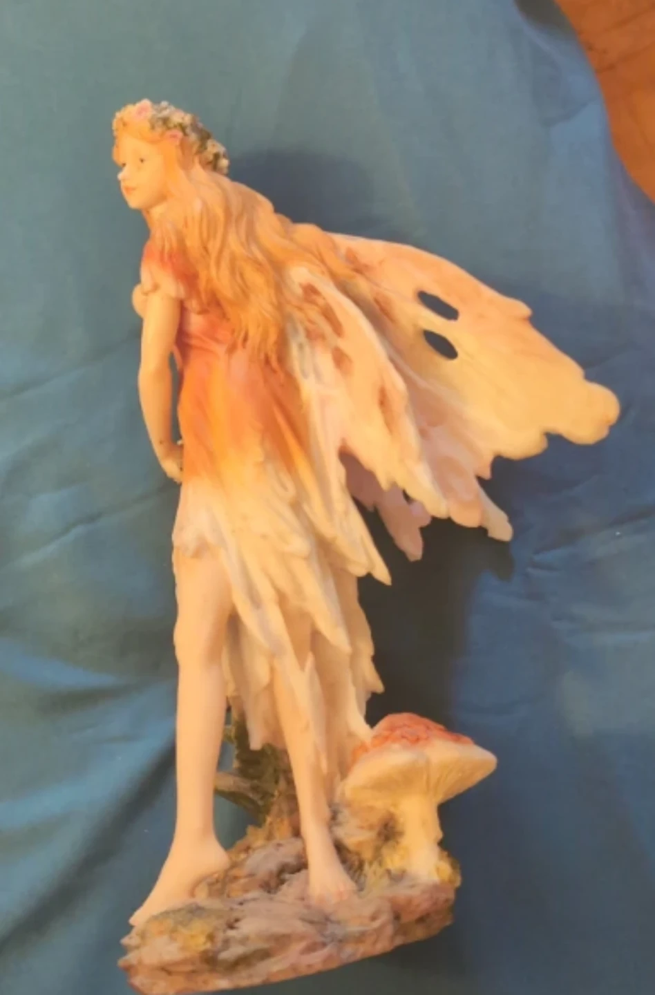 Fairy Figurine with Floral Details - photo 3