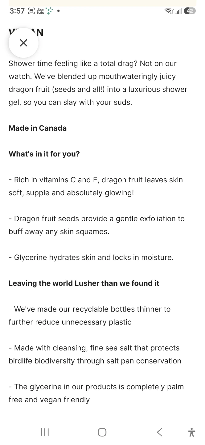 Lush Mother of Dragons Shower Gel - photo 2
