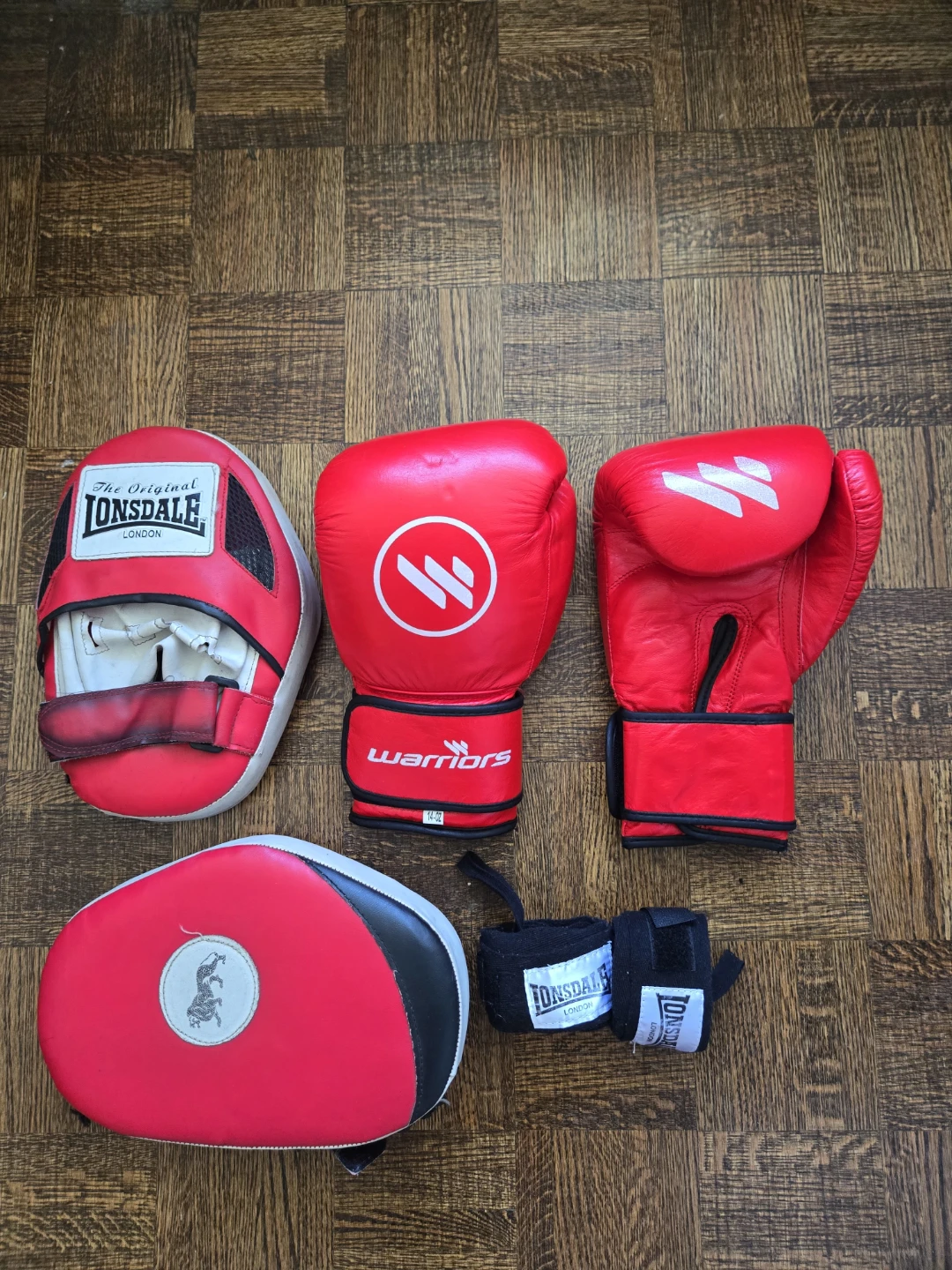 Lonsdale and Warriors Boxing Training Set