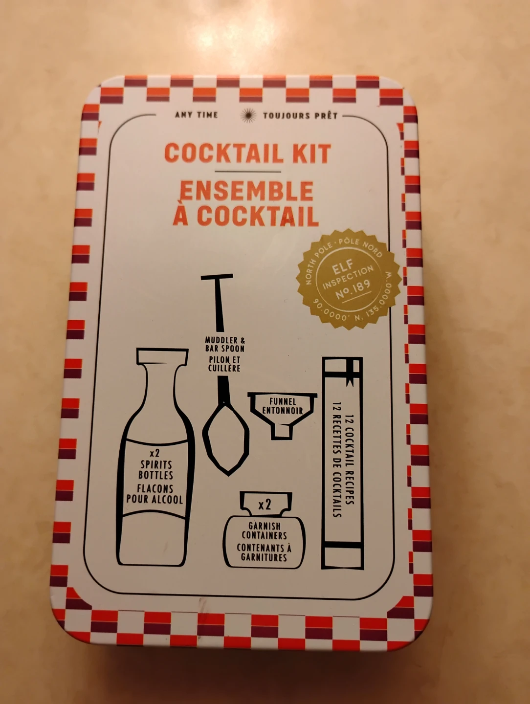 Kikkerland Any-Time Cocktail Kit