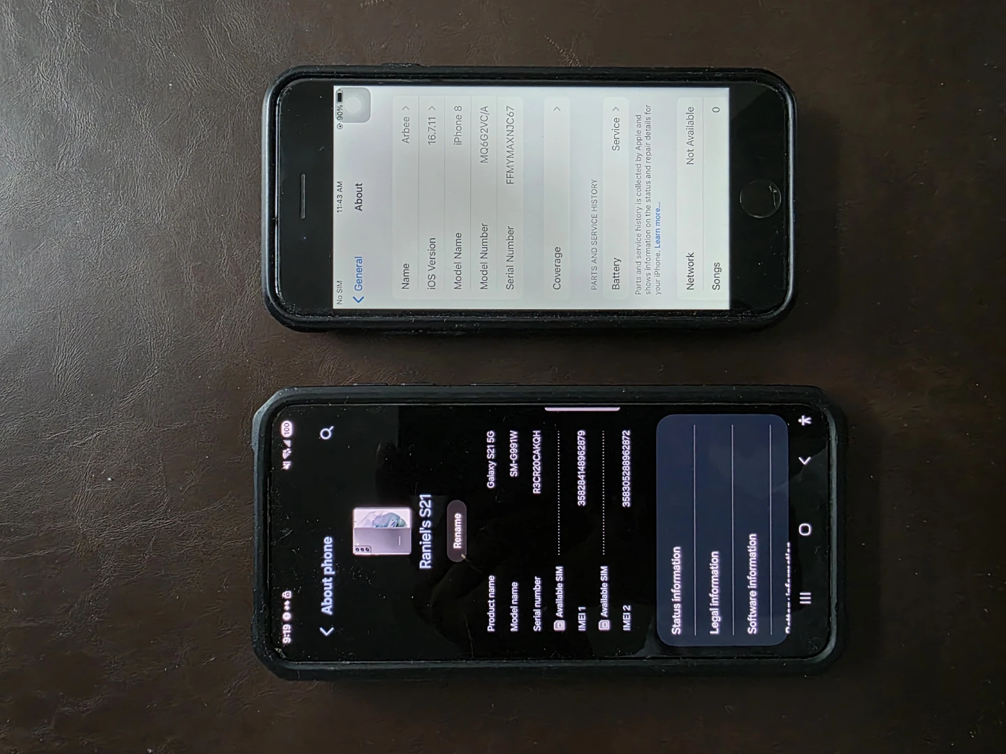 Samsung Galaxy S21 and Apple iPhone 8 bundle - photo 2