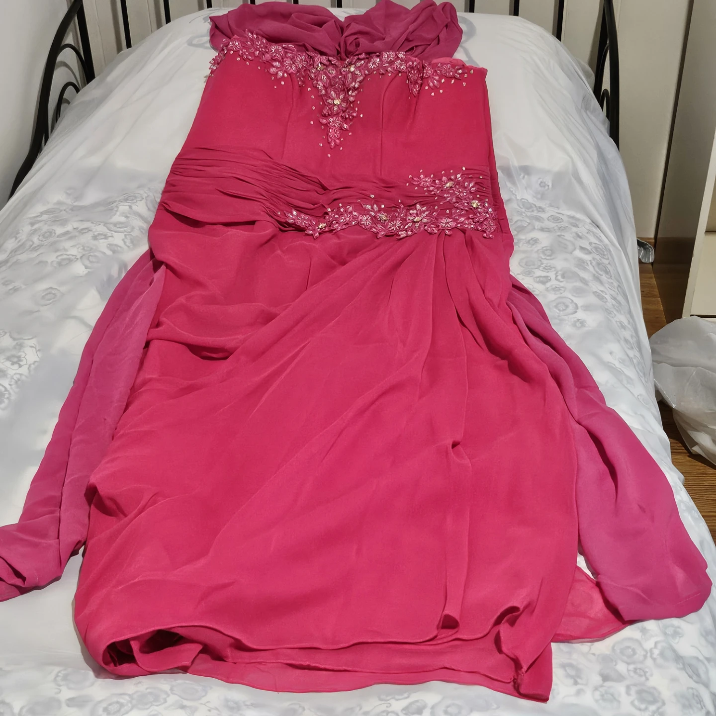 Hot Pink Formal Evening Gown - photo 2