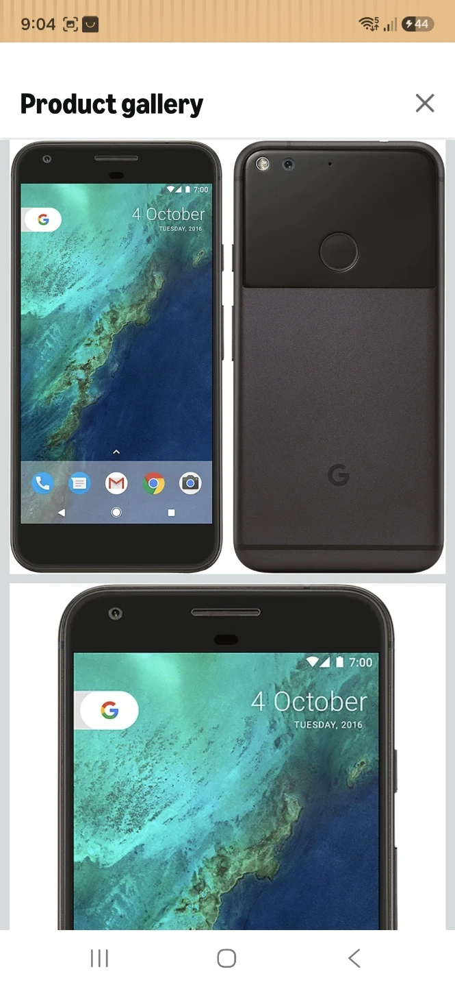 . GOOGLE Pixel XL Factory Unlocked Phone - 5.5" Screen - 32GB - photo 4