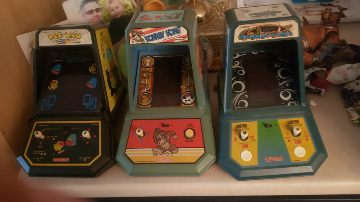 3 Vintage Coleco Tabletop Arcade Games