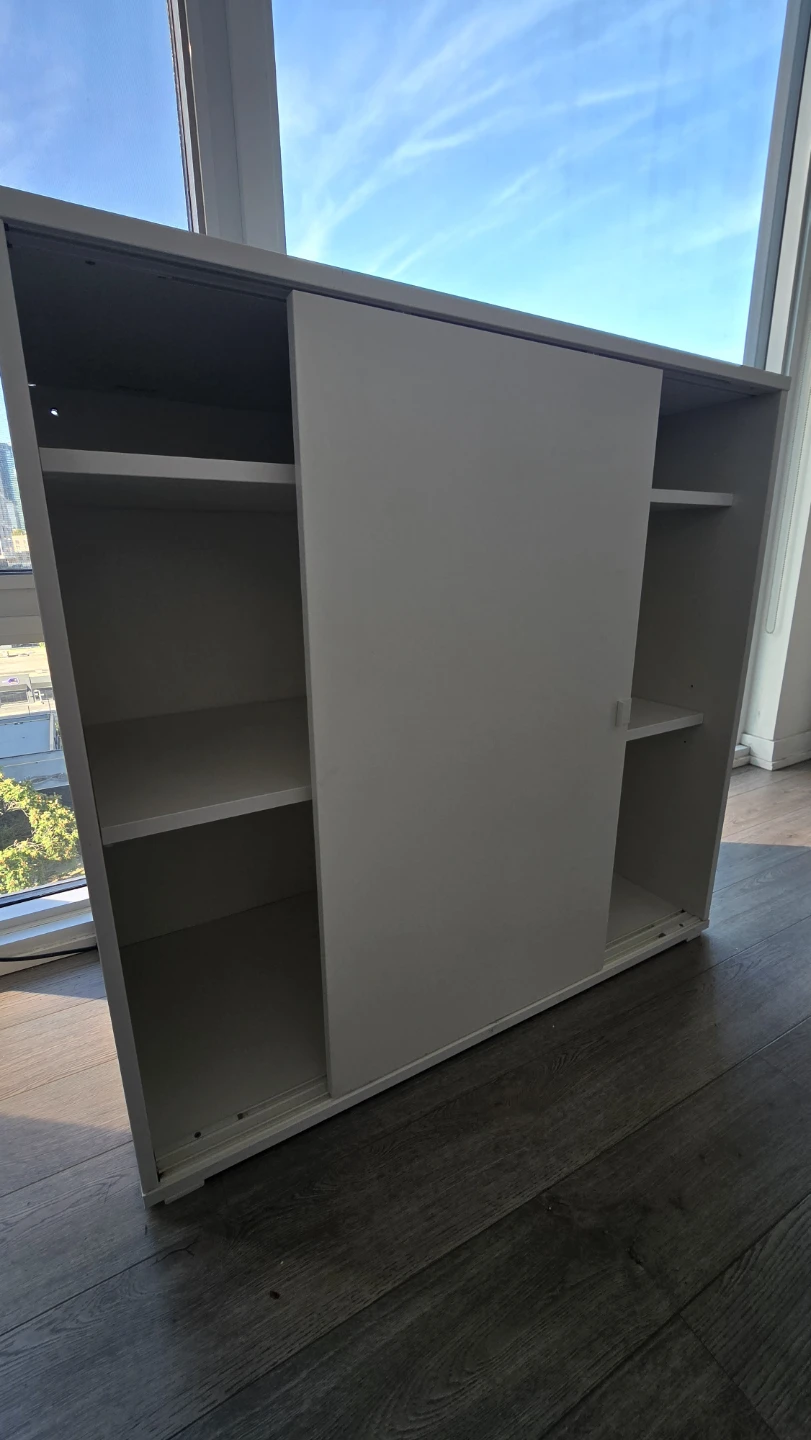 IKEA VIHALS Storage Cabinet with Sliding Doors