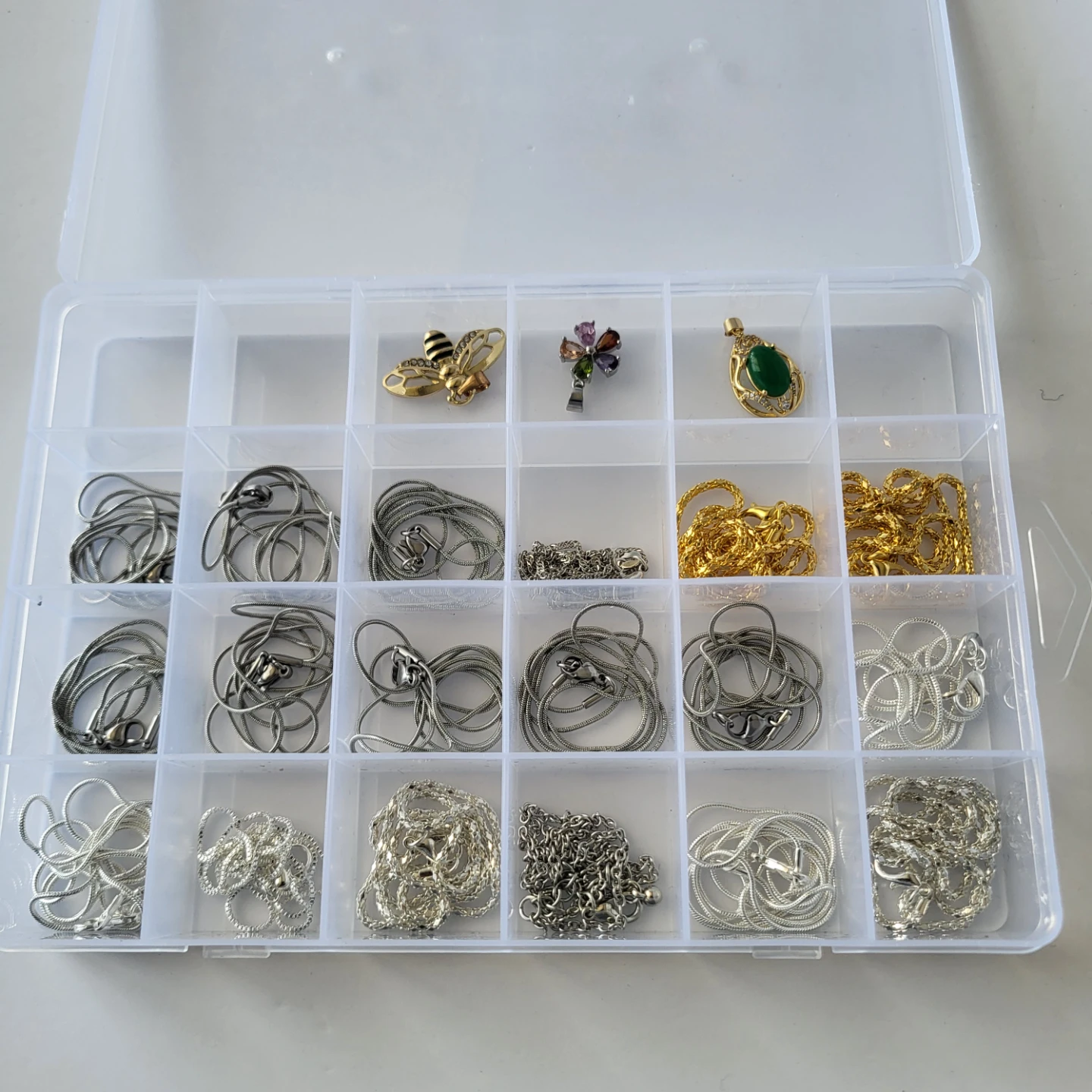 Assorted Chain Necklaces and Pendants