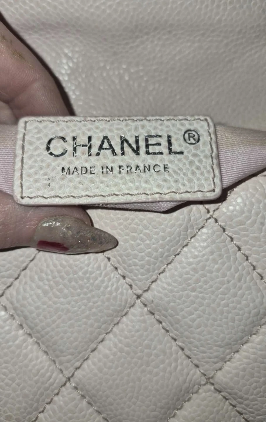 Authentic Chanel Quilted Pink Shoulder Bag - photo 2