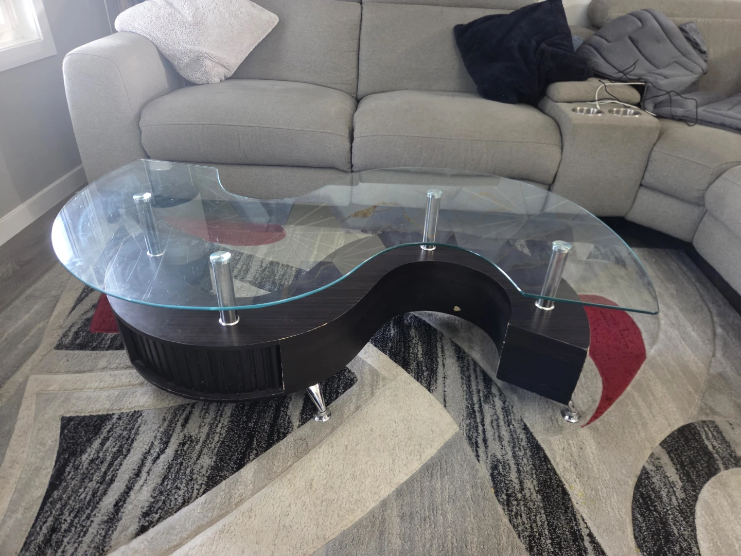 S-Shaped Modern Coffee Table