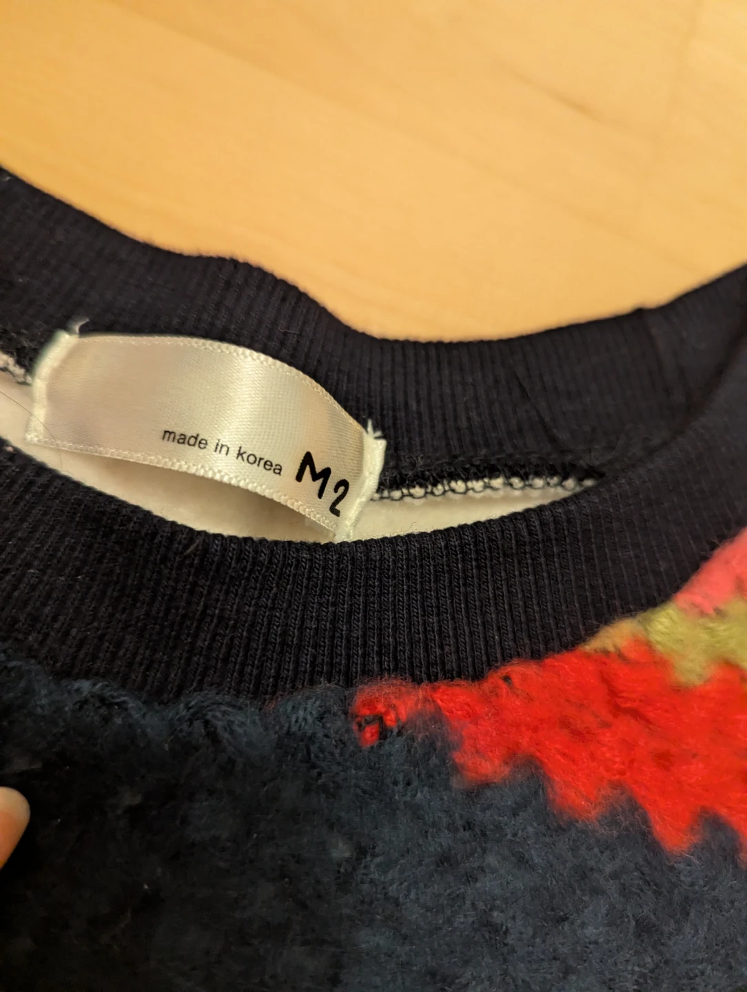 Colourful Knit Sweater with Yarn Detail - photo 3
