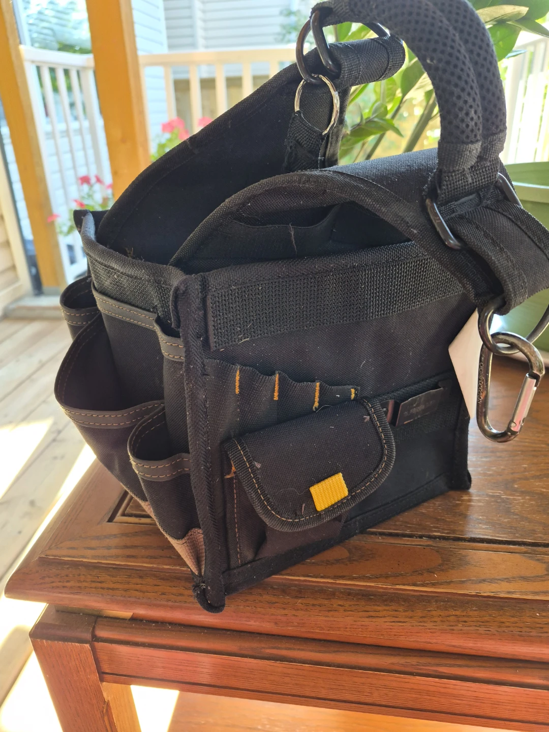 Black Fabric Tool Bag