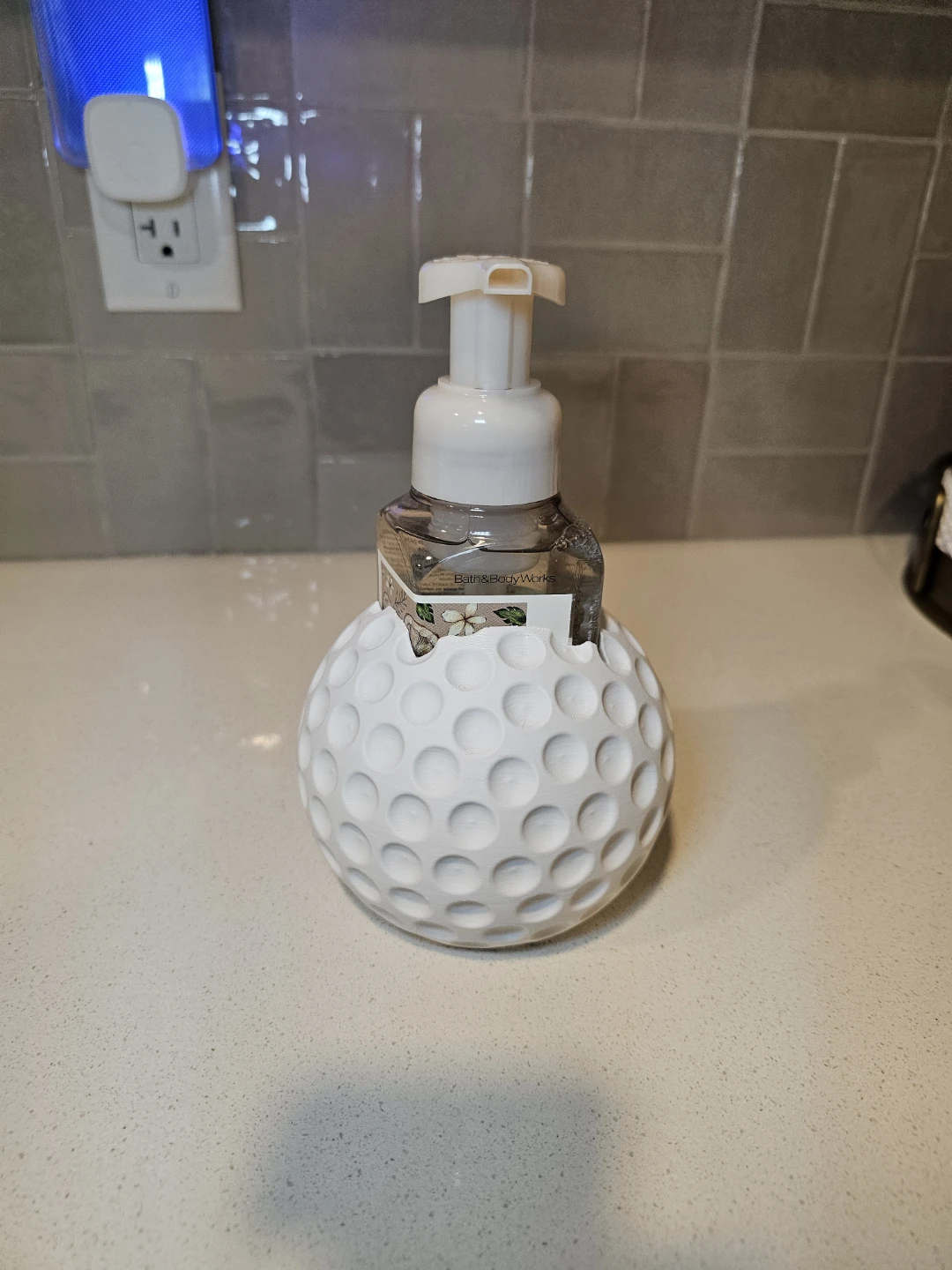 Golf Ball Foaming Hand Soap Holder - photo 2