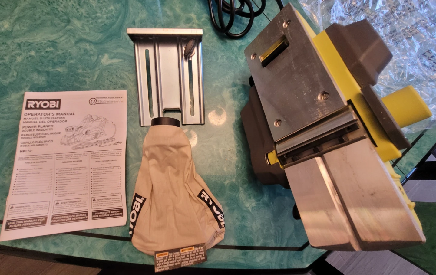 Ryobi 3-1/4" Portable Hand Planer HPL52K - photo 3