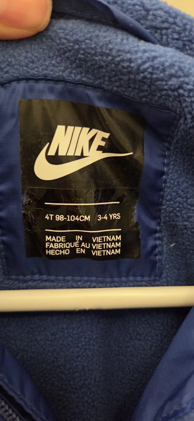 Nike Kids' Blue Hooded Jacket - Size 4T - photo 3