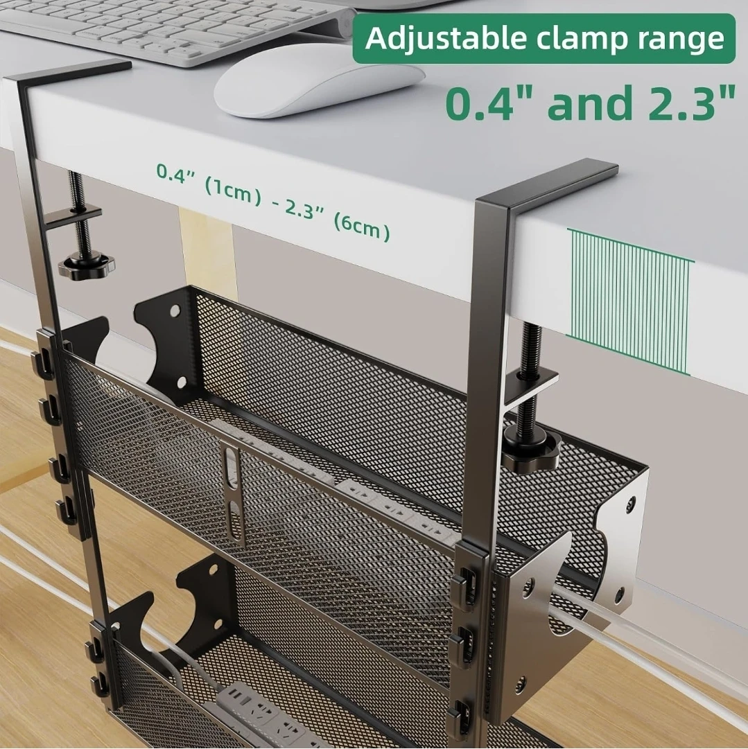 Under-Desk Cable Management Tray Set - photo 2