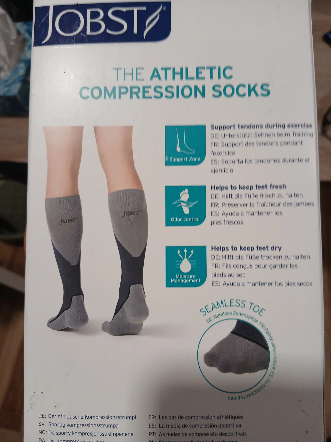 JOBST Sport Compression Socks - Royal Blue, Medium - photo 3