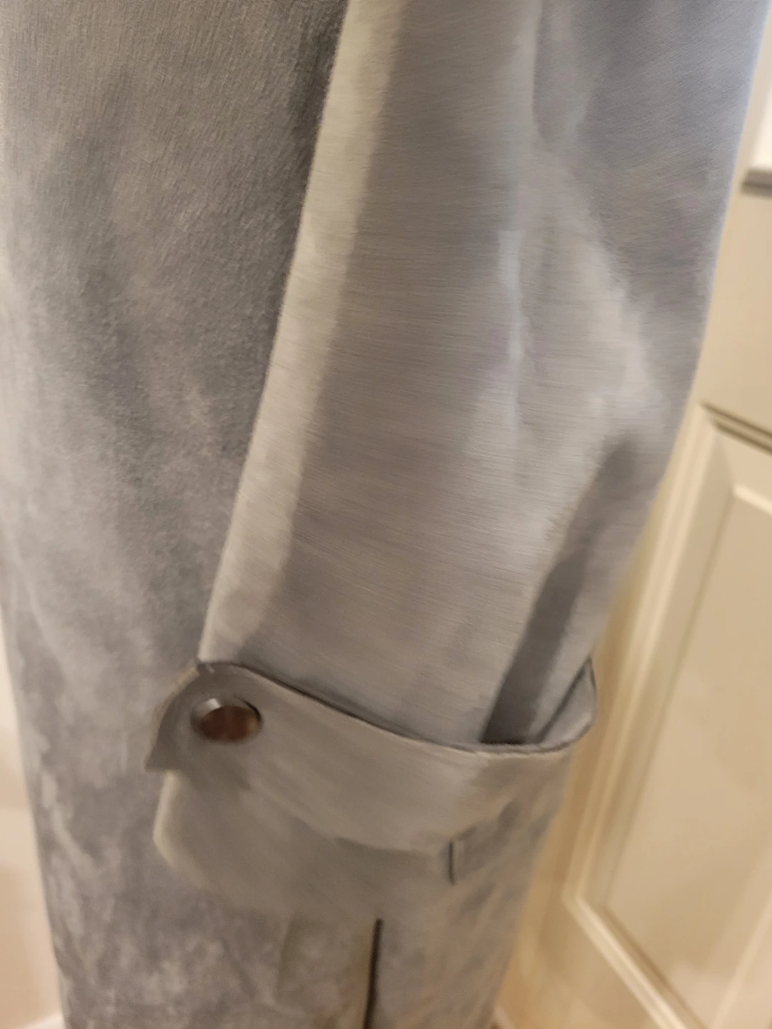 Magaschoni grey faux suede coat - photo 3