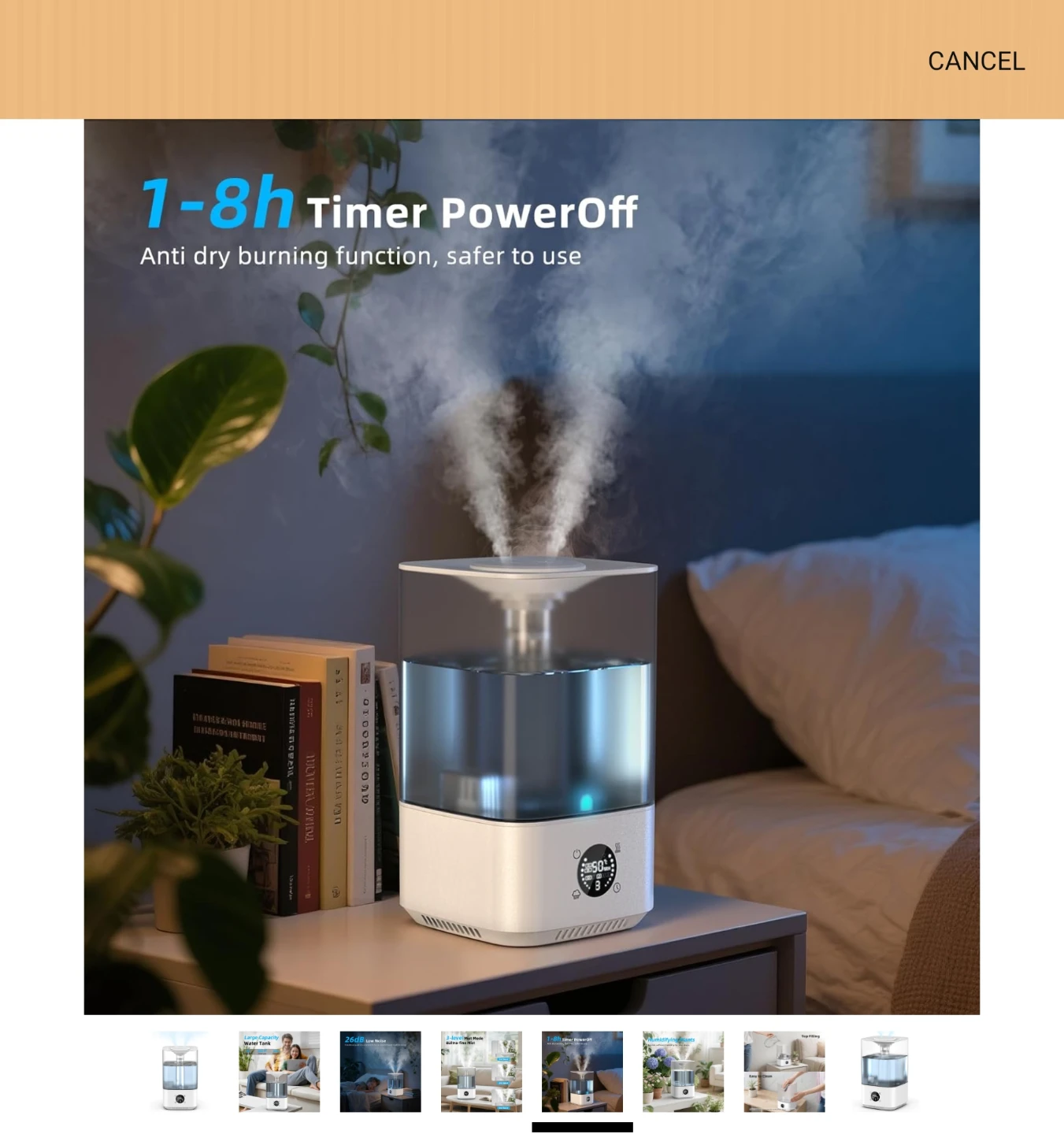6L Humidifier with 3-level Mist Mode - photo 5