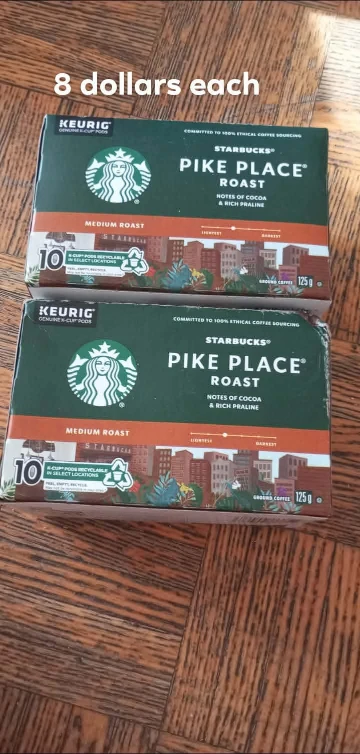 Starbucks Pike Place Roast K-Cup Pods