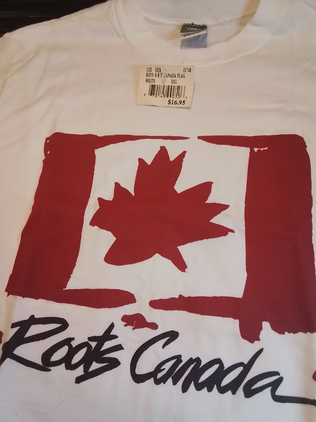 NWT Vintage Roots Canada 30th Anniversary Flag T-Shirt - photo 2