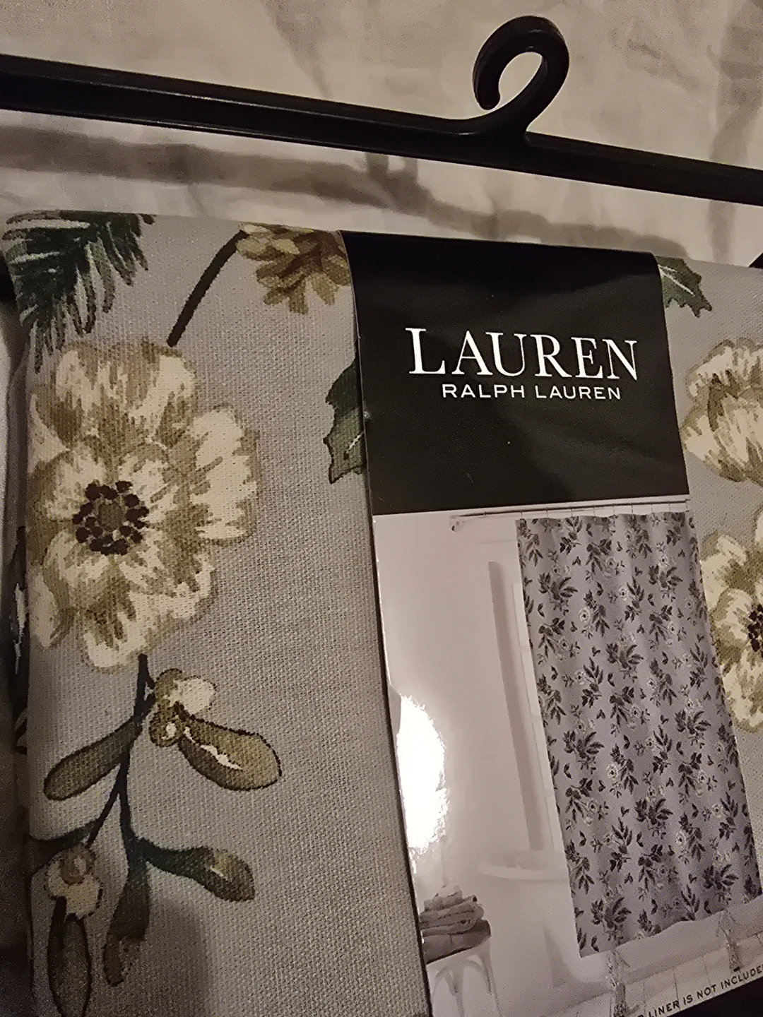 🏈 New Lauren Ralph Lauren Floral Shower Curtain - photo 3