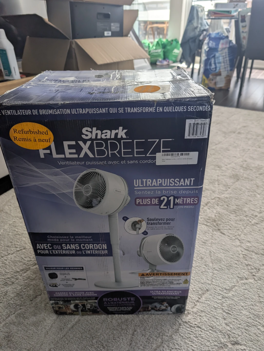 (Renewed) Shark FlexBreeze Cordless and Corded Fan - photo 2