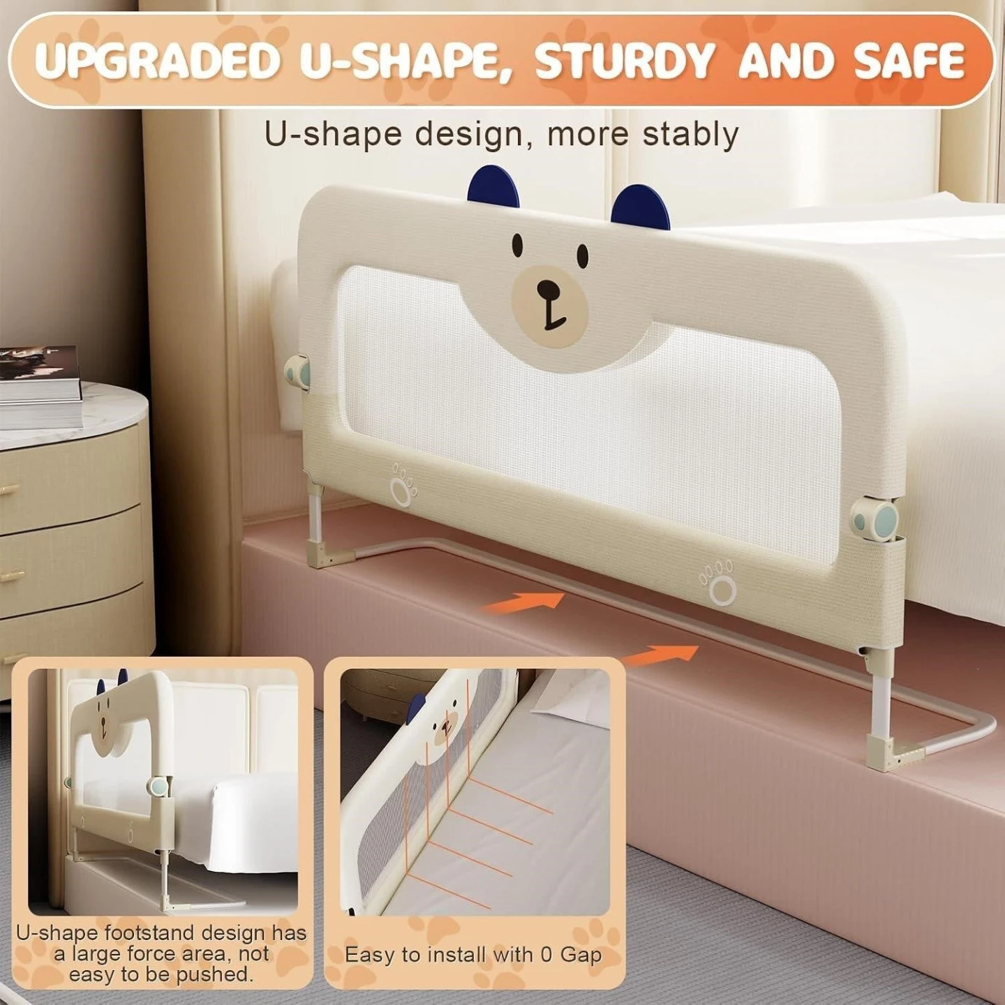New<> Omzer Bear Bed Rail - photo 4