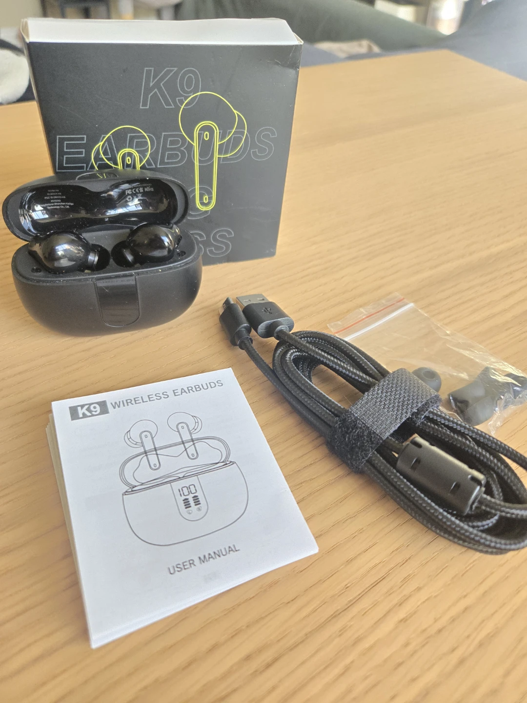 K9 Wireless Bluetooth Ear Buds - photo 4