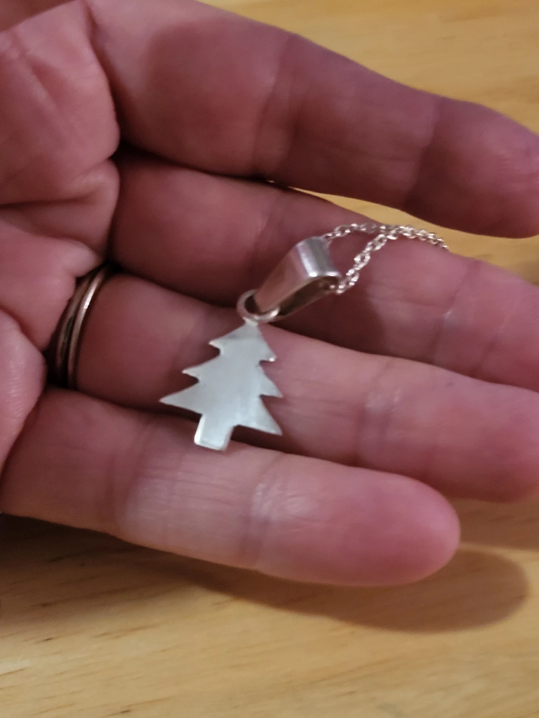 Silver Christmas Tree Necklace - photo 2