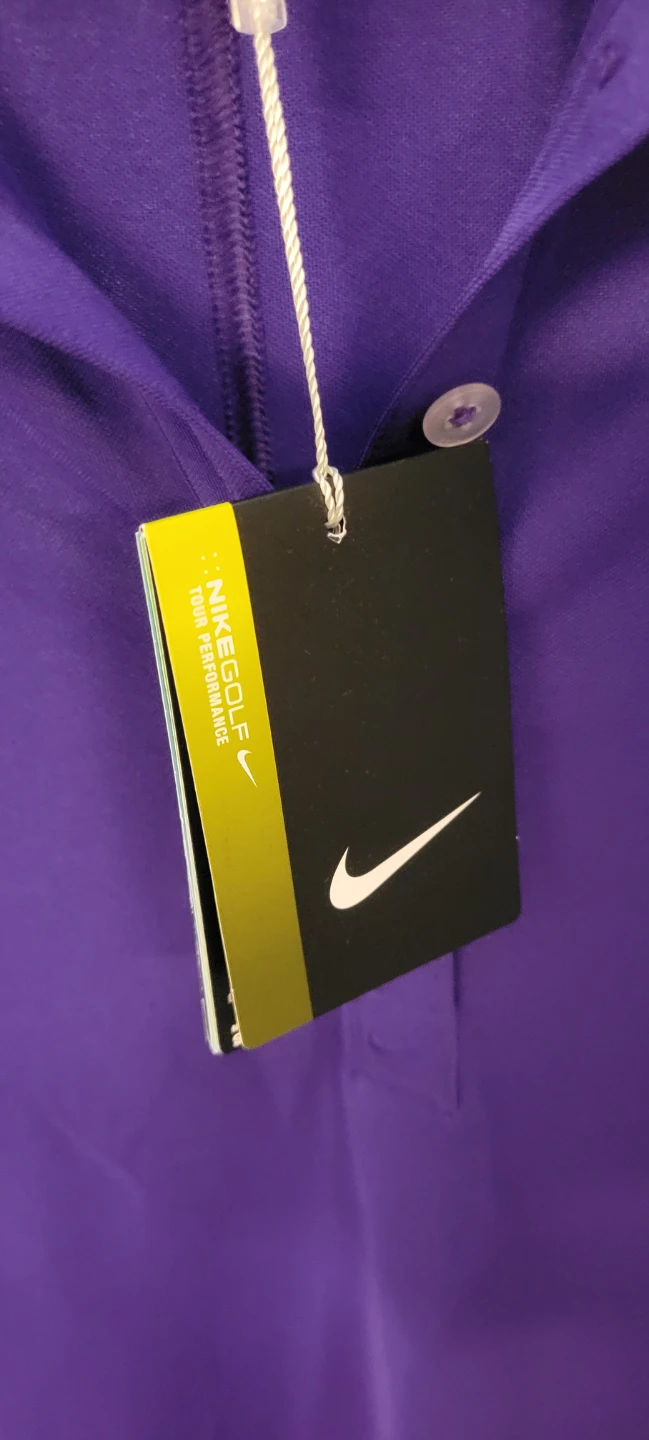 Nike Golf Tour Performance Dri-Fit Polo Purple - photo 4