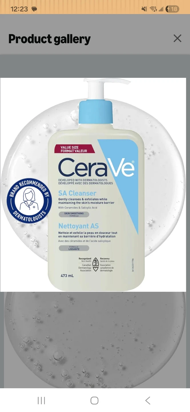 CeraVe SA Cleanser 473 mL