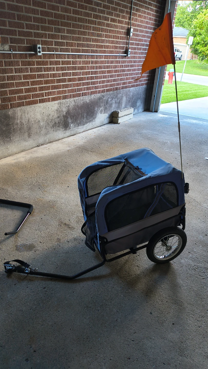 Blue Bicycle Pet Trailer - photo 2