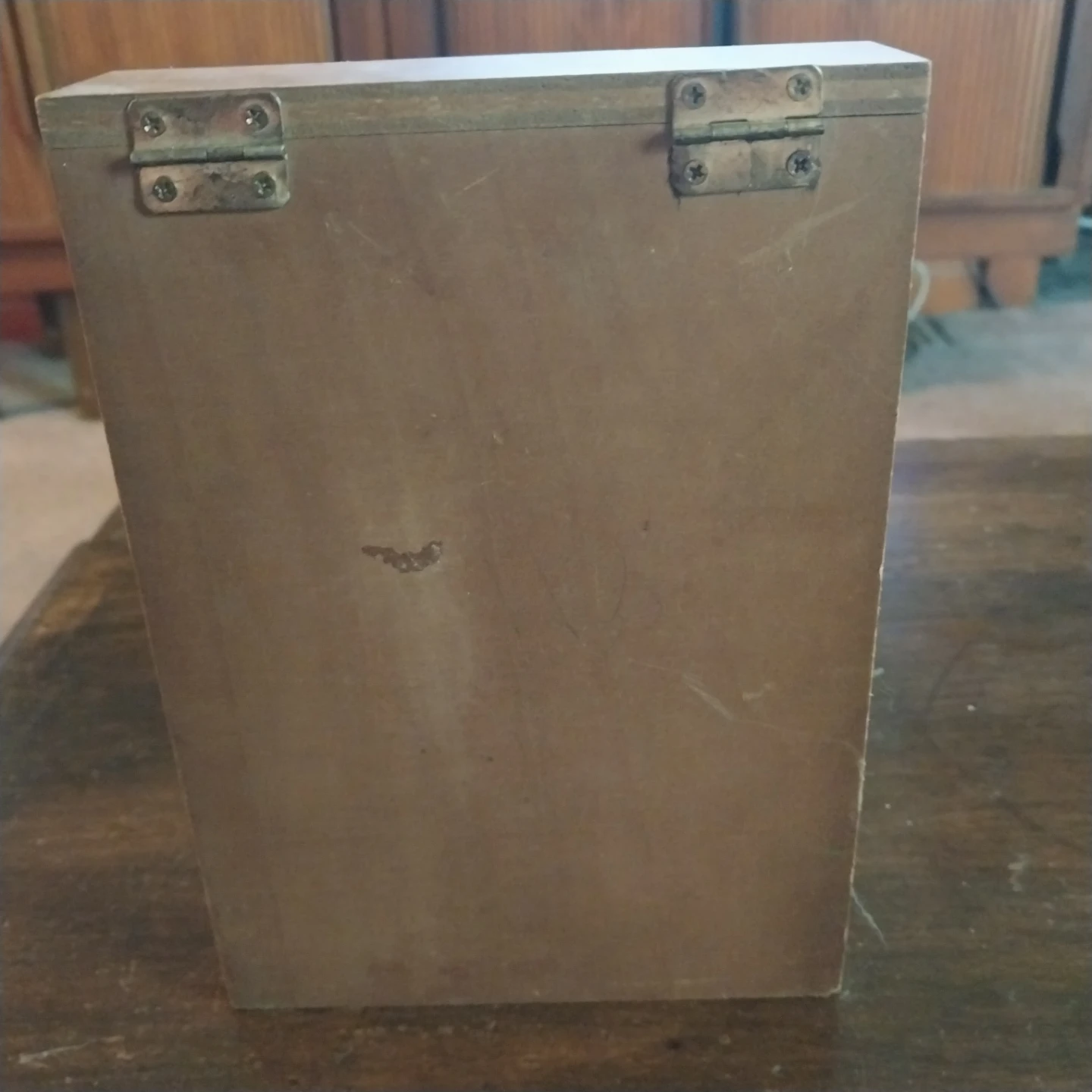 🏈Vintage Wooden Report Card Keeper Box🏈 - photo 3