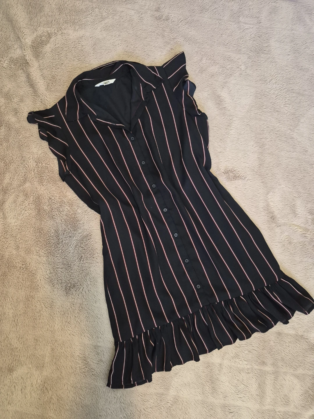 BB Dakota American Pie Striped Ruffle Dress - photo 3