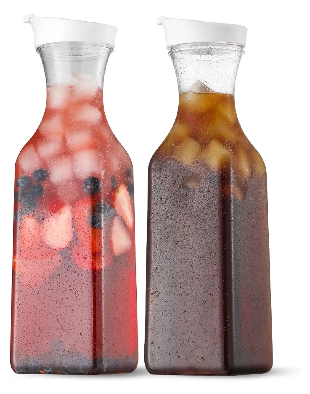 2 Plastic Carafes 🏈 - photo 3