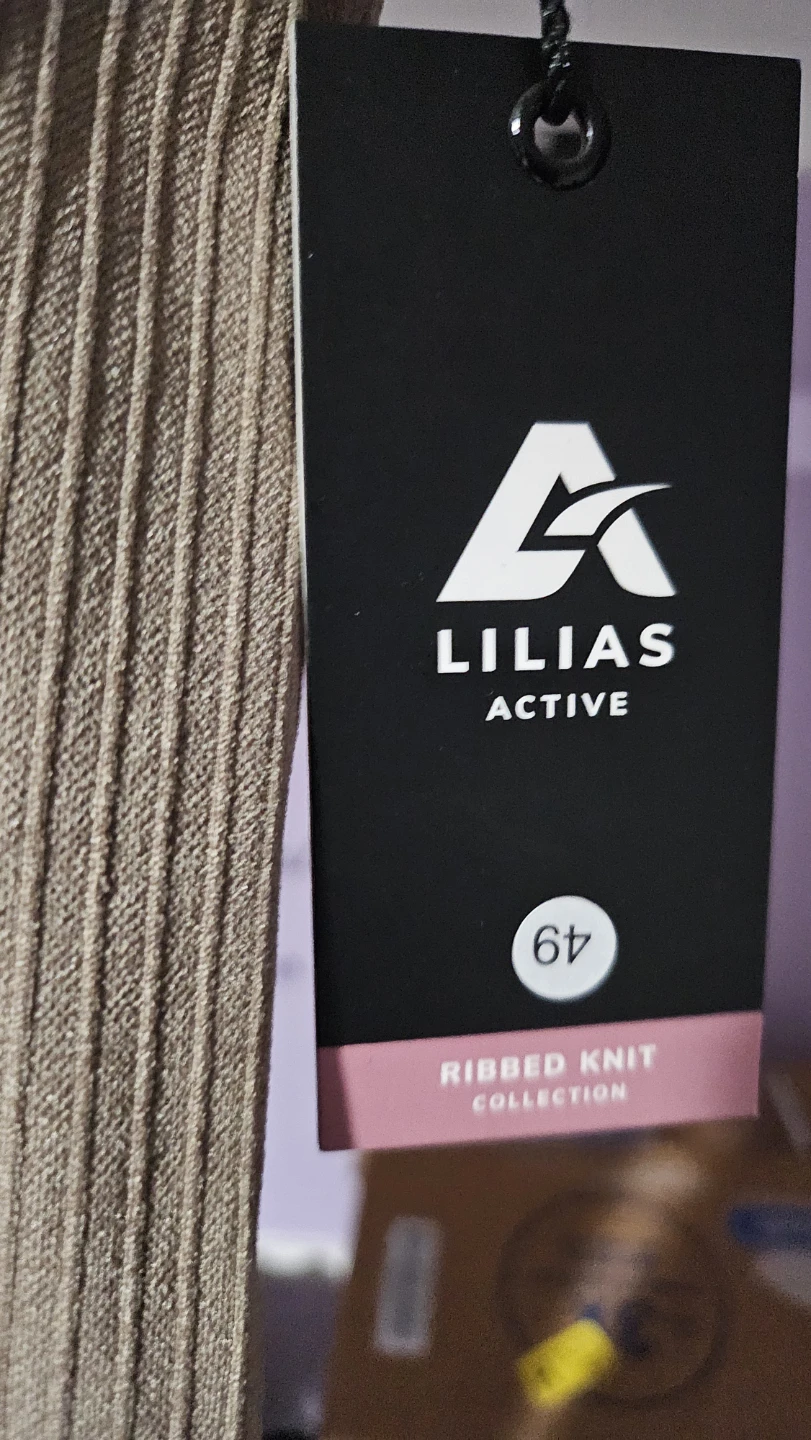 Lilias Active Ribbed Knit Leggings - photo 3