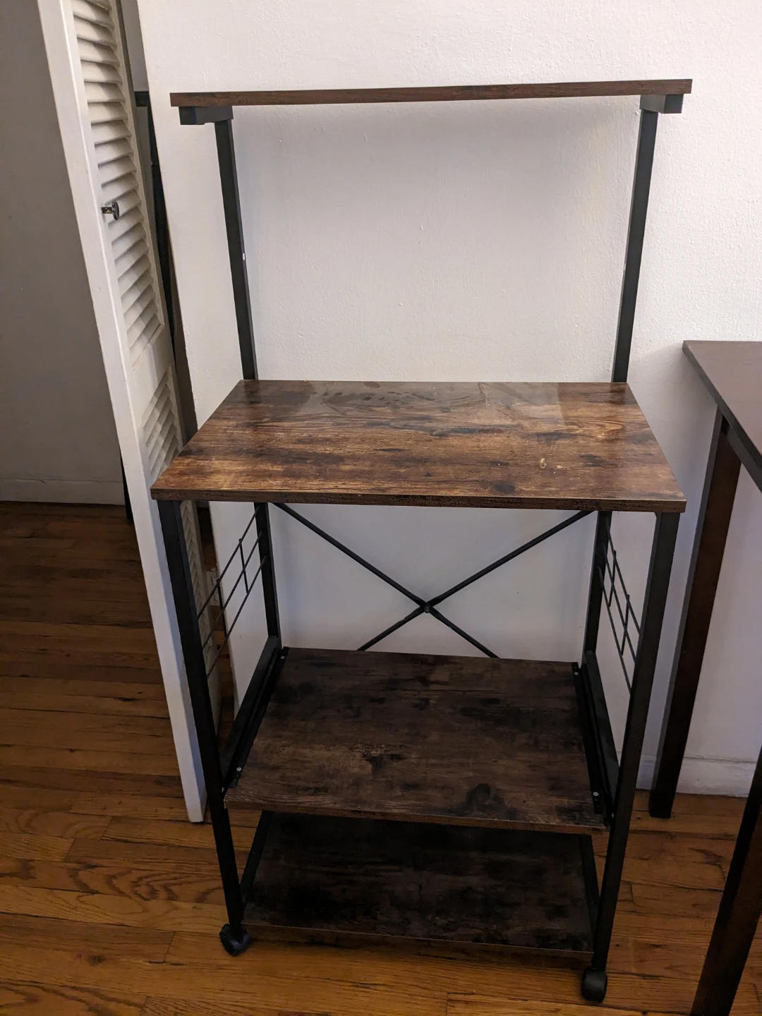 Rustic Industrial Kitchen Baker's Rack🏈
