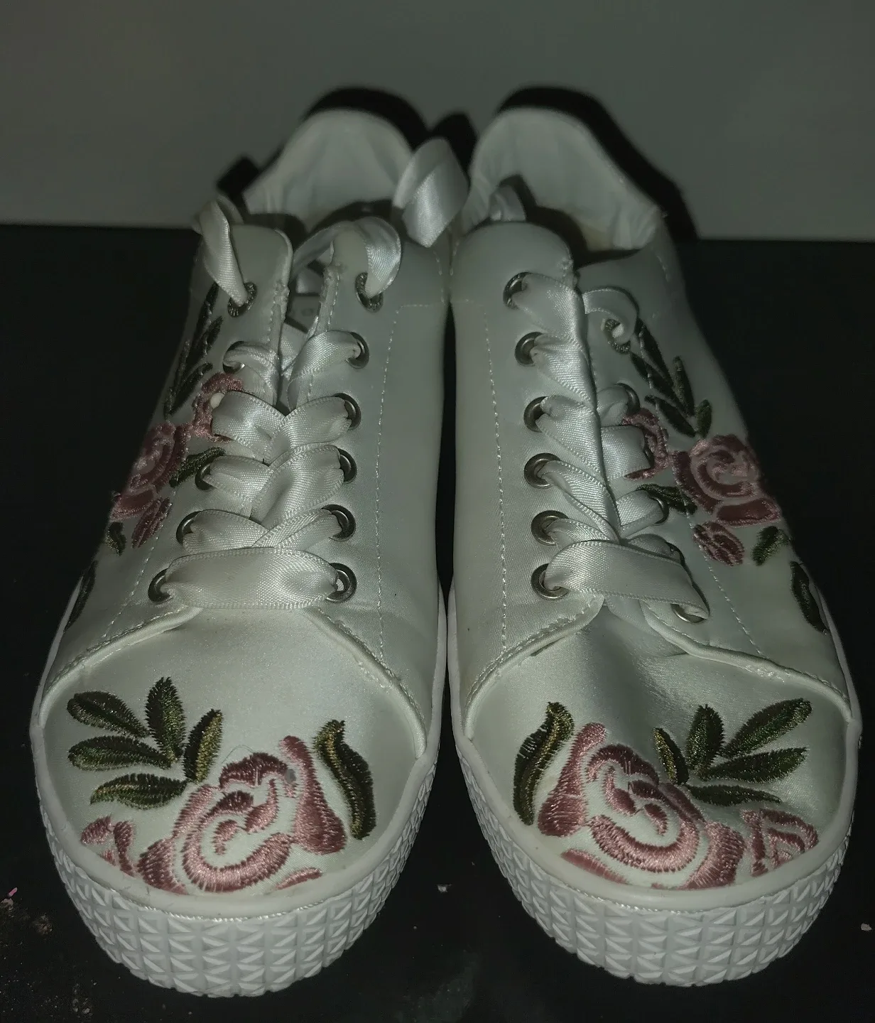 Bugatti White floral embroidered sneakers - photo 2