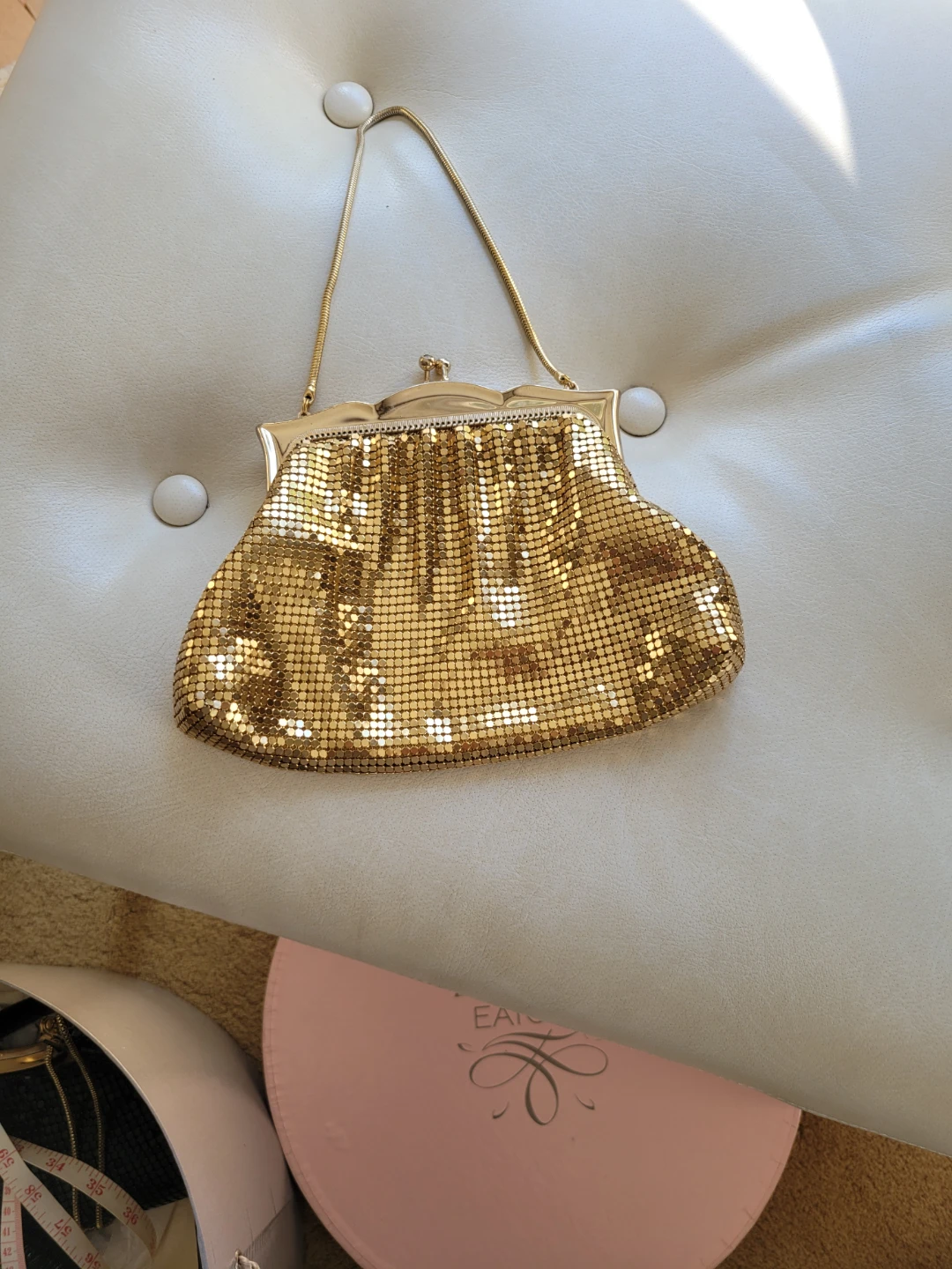 Vintage / Retro Glomesh Gold Evening Bag