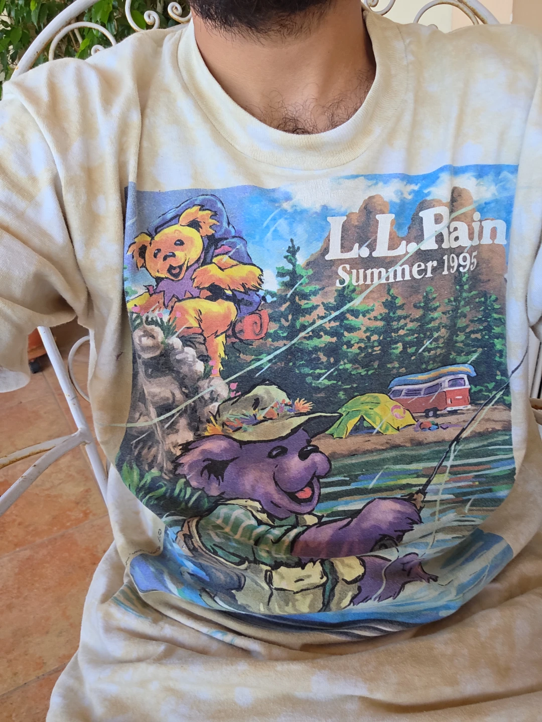 Vintage Grateful Dead L.L. Rain Summer 1995 T-Shirt