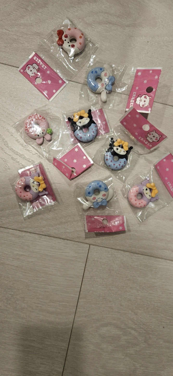 Sanrio Character Donut Erasers - photo 3