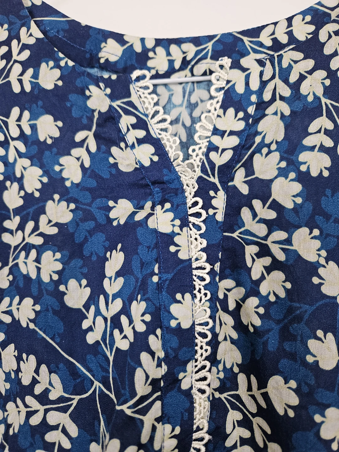 Women's cotton printed shirt. Medium size - photo 2