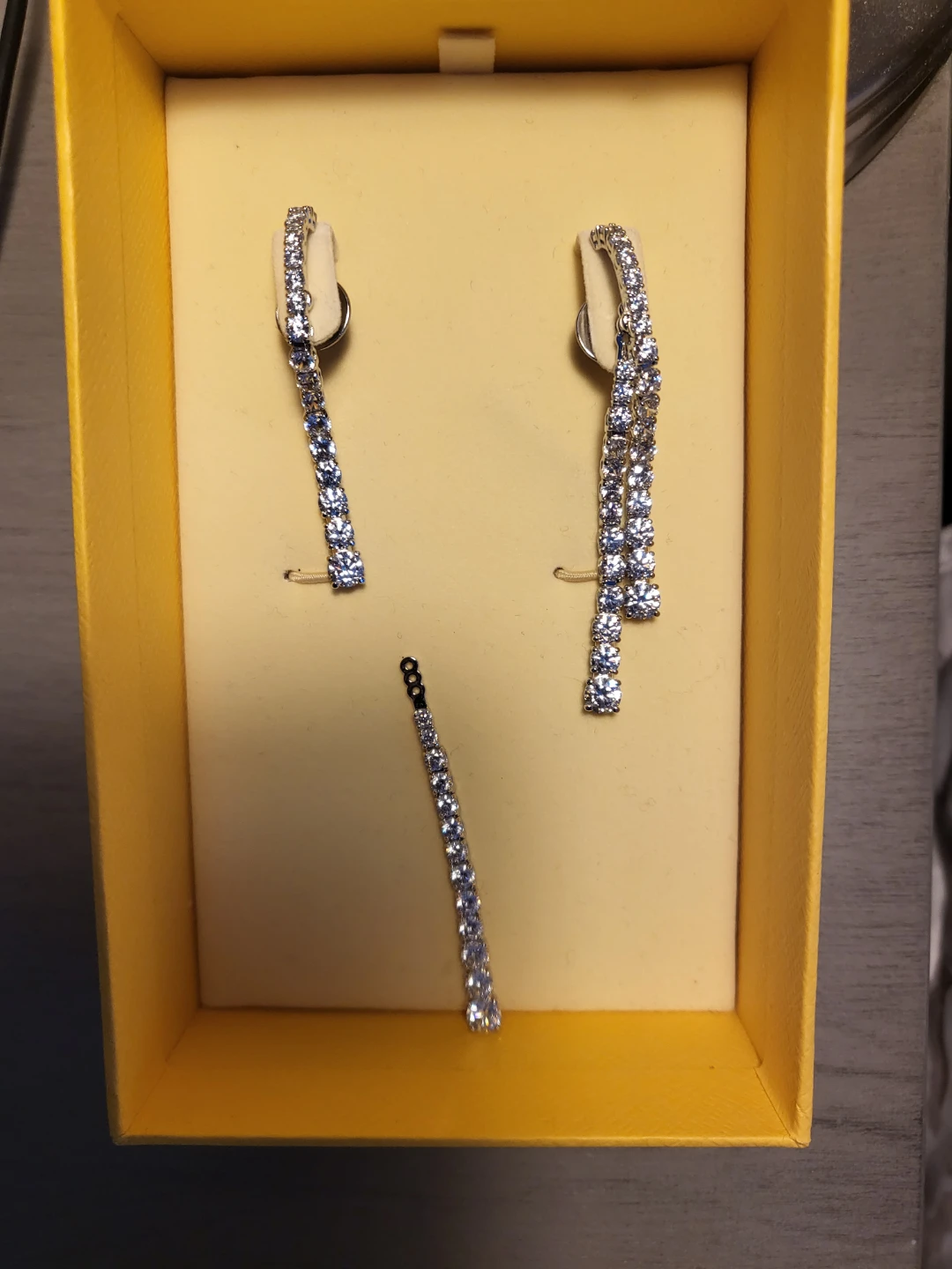 Swarovski crystal dangle earrings - photo 3