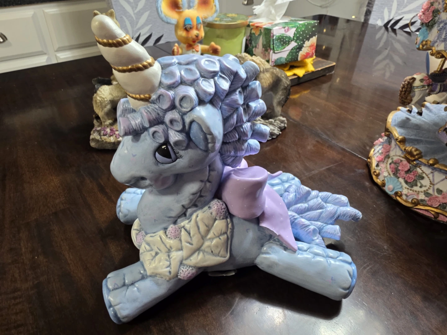 Precious Moments Porcelain Unicorn Figurine - photo 3