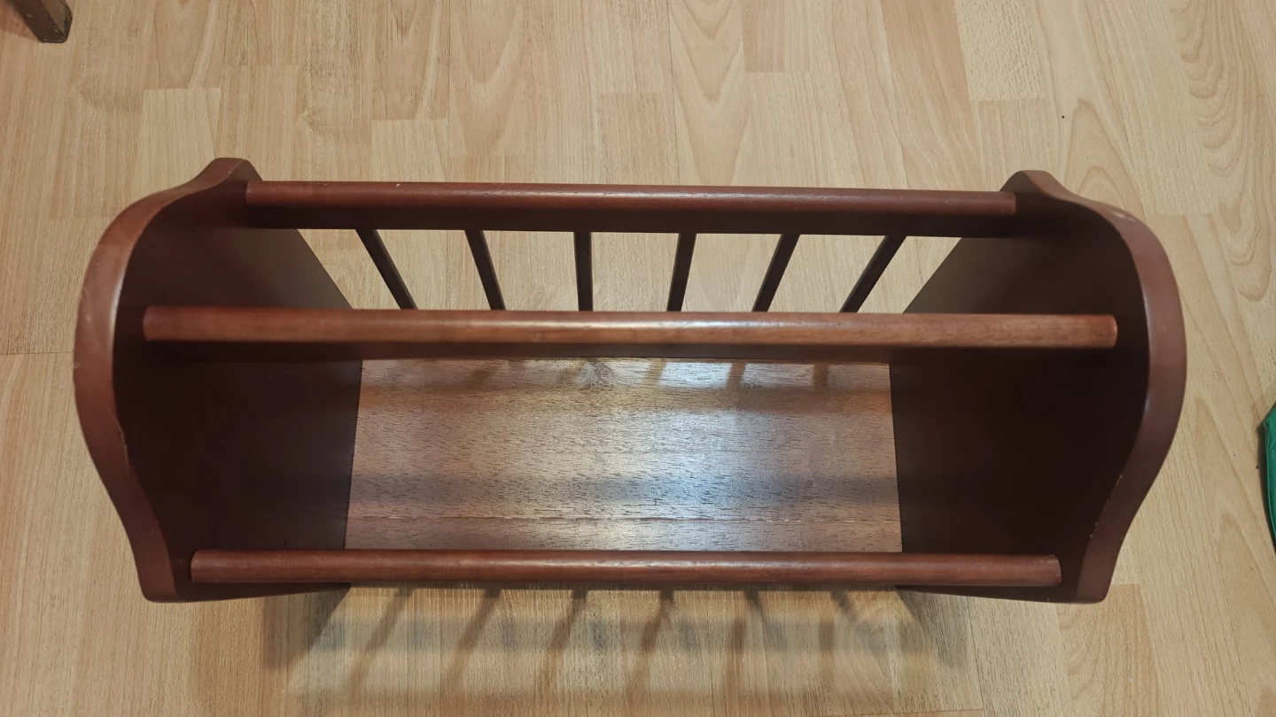 Wooden Magazine Rack