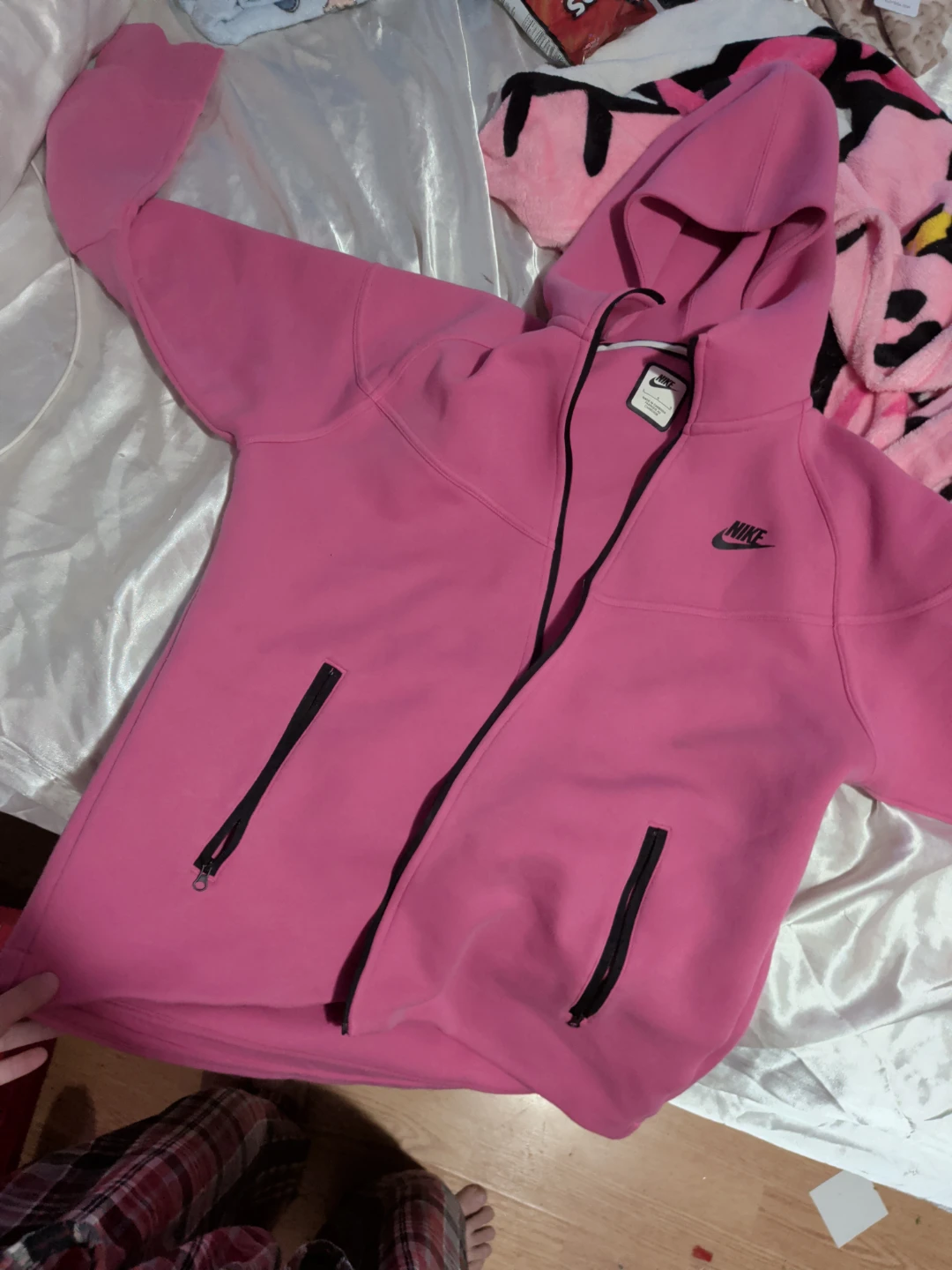 Nike Tech Fleece Hoodie Pink - photo 4