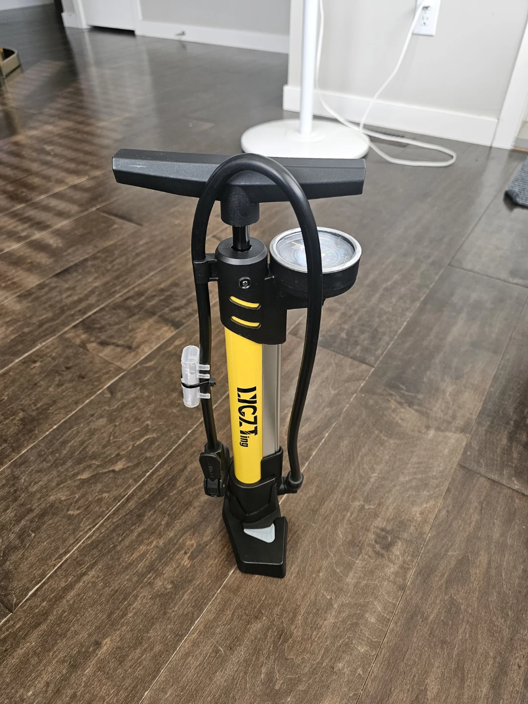 Bike Floor Pump with Gauge, MOHEGIA Bicycle Tire Pump,... - photo 3