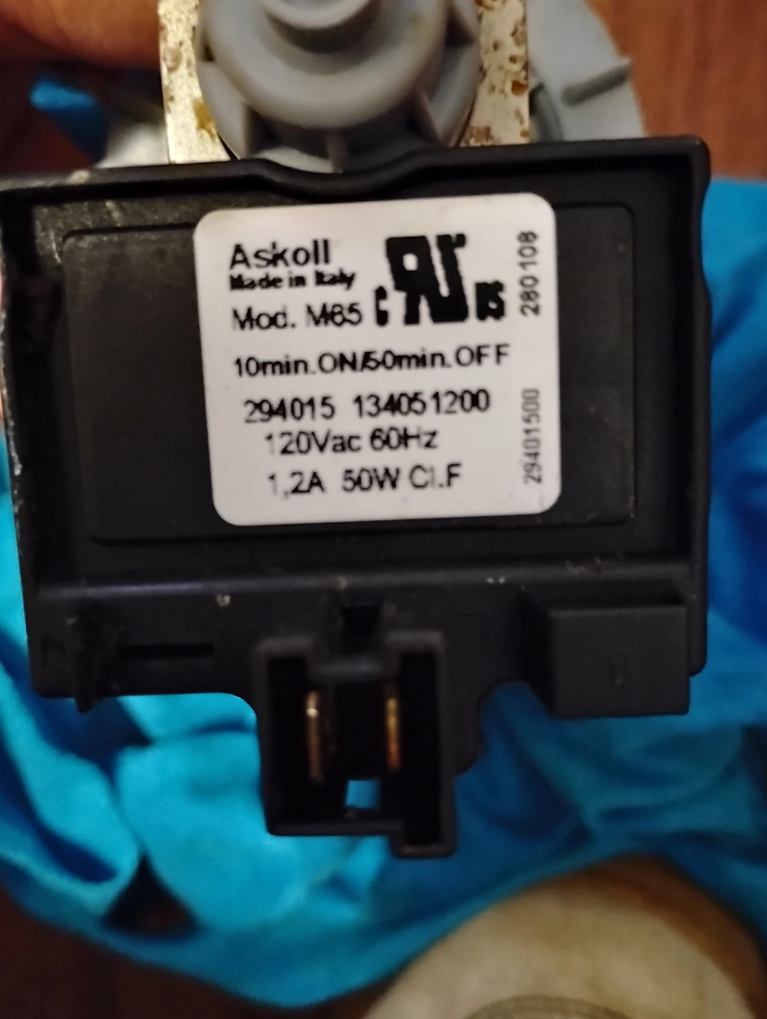 Askoll Mod. M85 Drain Pump ( washing machine)