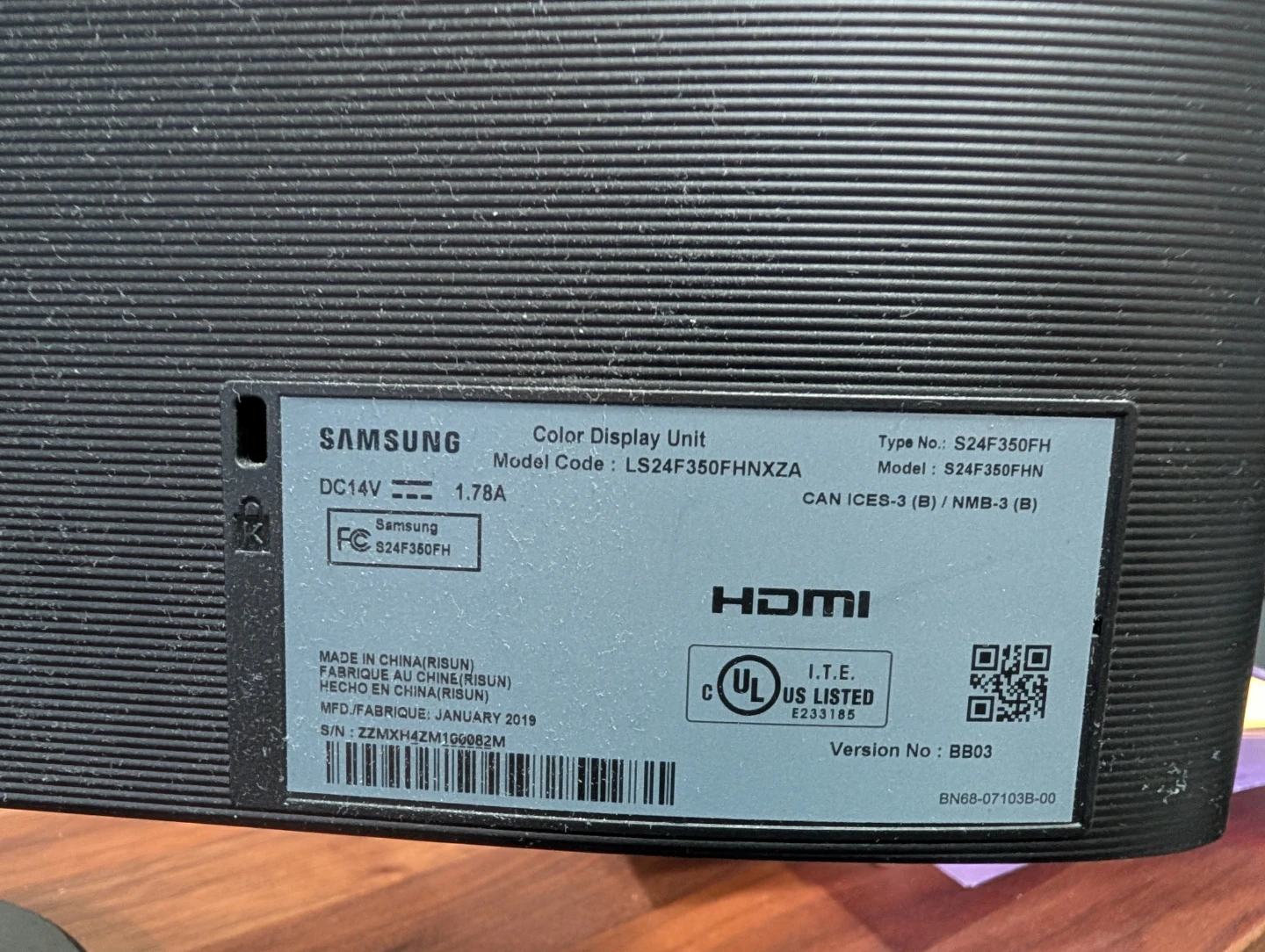 Samsung S24F350FHN 24" Monitor - photo 2