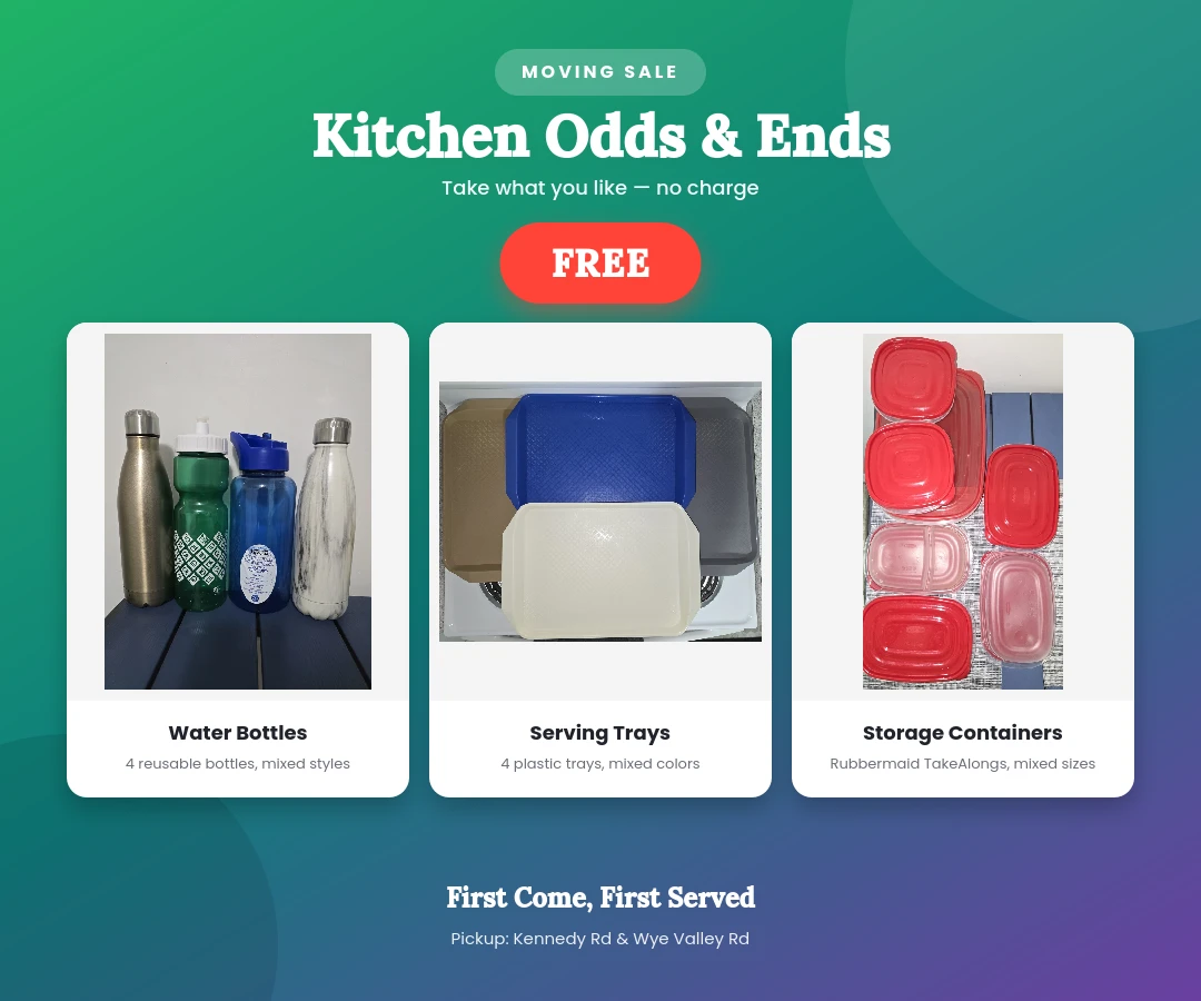 Kitchen Odds and Ends Bundle